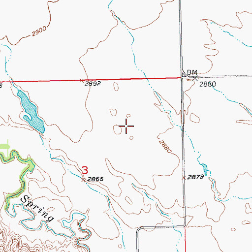 Topographic Map of Folsome (historical), SD