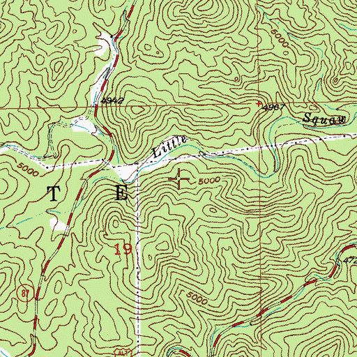 Topographic Map of Yamboya (historical), SD