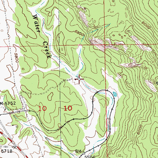 Topographic Map of Tiblis Ranch (historical), SD