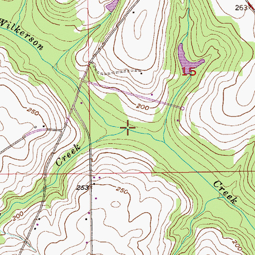 Topographic Map of Sardis Creek, AL
