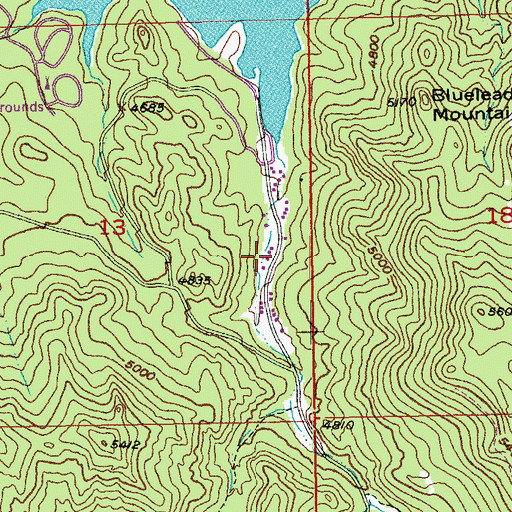 Topographic Map of Old Smelter (historical), SD