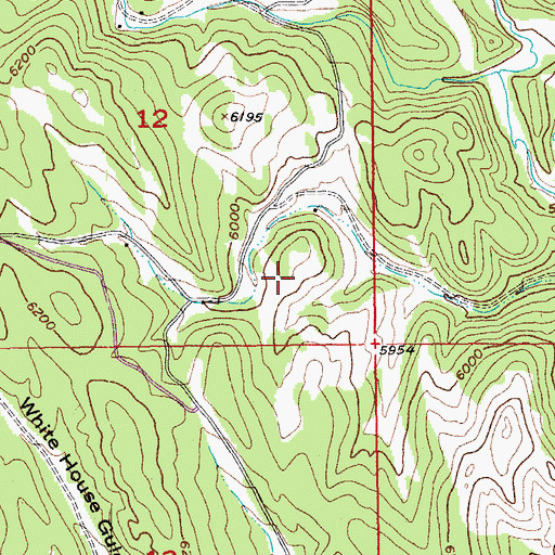 Topographic Map of Jackson Ranch (historical), SD