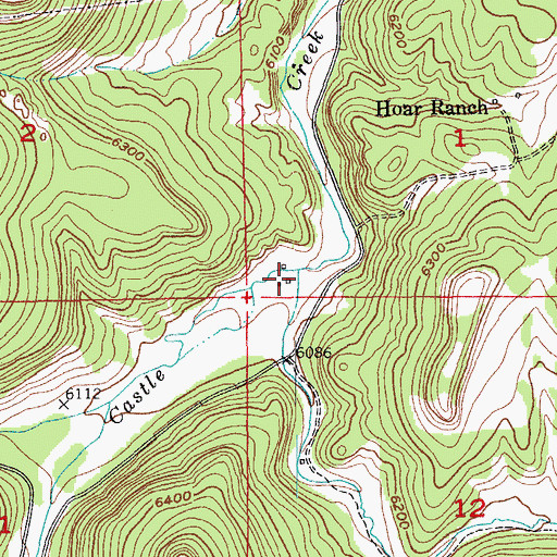 Topographic Map of Kimballs Ranch (historical), SD