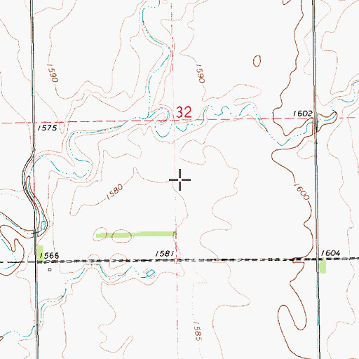 Topographic Map of Carlton (historical), SD