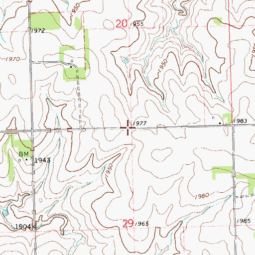 Topographic Map of Norman School (historical), SD