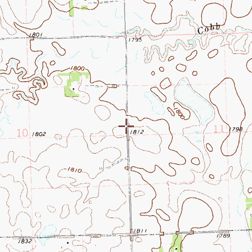 Topographic Map of Good View School (historical), SD