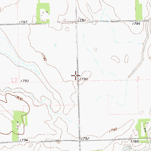 Topographic Map of Snow Mound School (historical), SD