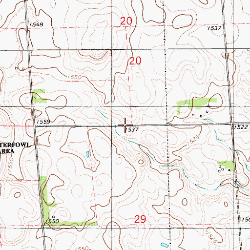 Topographic Map of Sunshine School (historical), SD