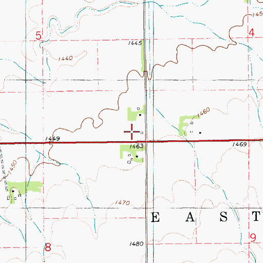 Topographic Map of Law School (historical), SD