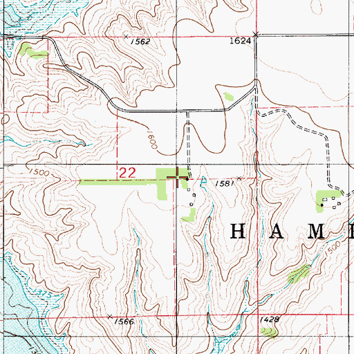 Topographic Map of Friesland (historical), SD