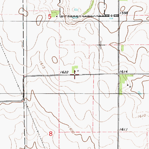 Topographic Map of Hummer (historical), SD