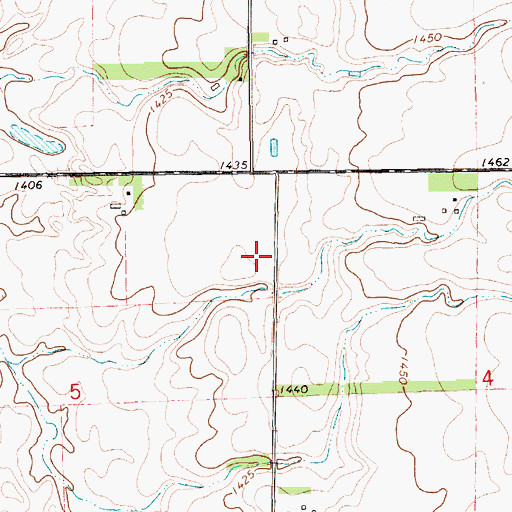 Topographic Map of Congressional Church (historical), SD