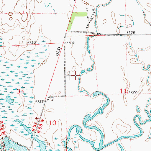 Topographic Map of Williams Subdivision, SD