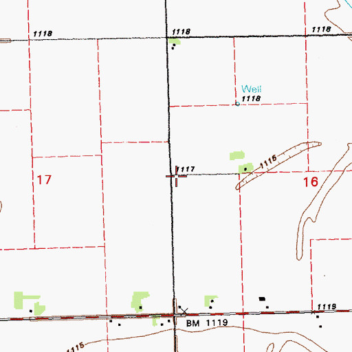 Topographic Map of McKays Trailer Court, SD
