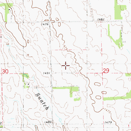 Topographic Map of School Number 12 (historical), SD