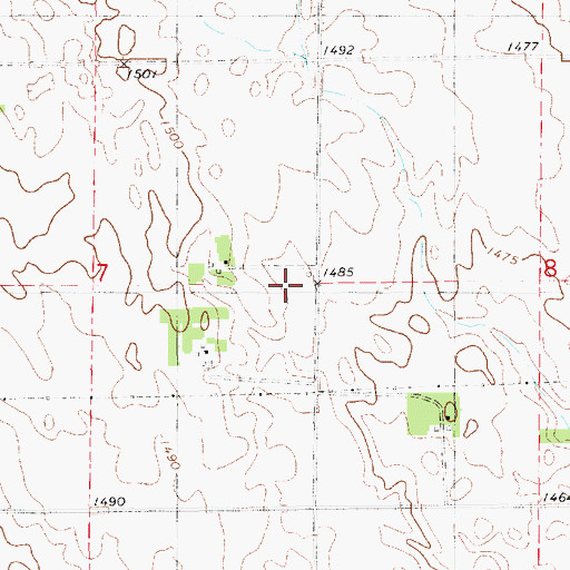 Topographic Map of School Number 19 (historical), SD