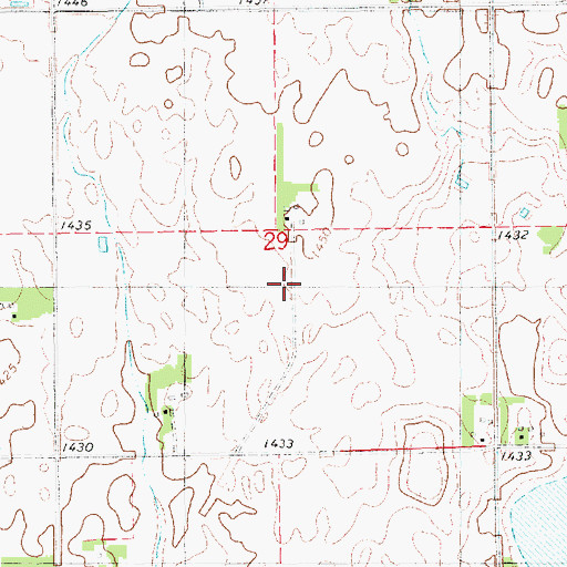 Topographic Map of School Number 47 (historical), SD