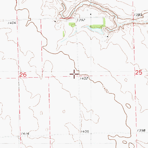 Topographic Map of School Number 13 (historical), SD