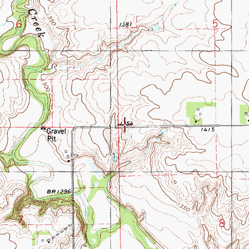 Topographic Map of School Number 60 (historical), SD