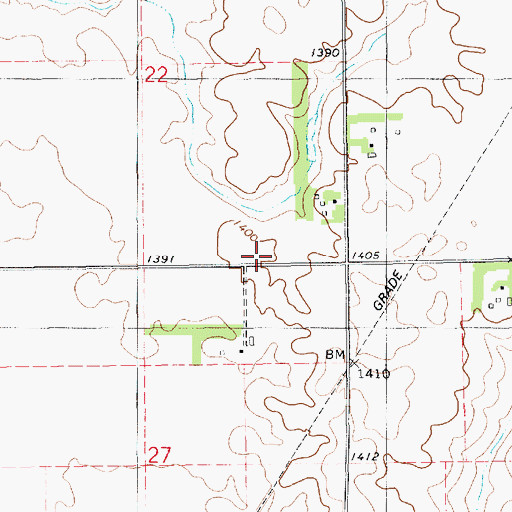 Topographic Map of School Number 31 (historical), SD