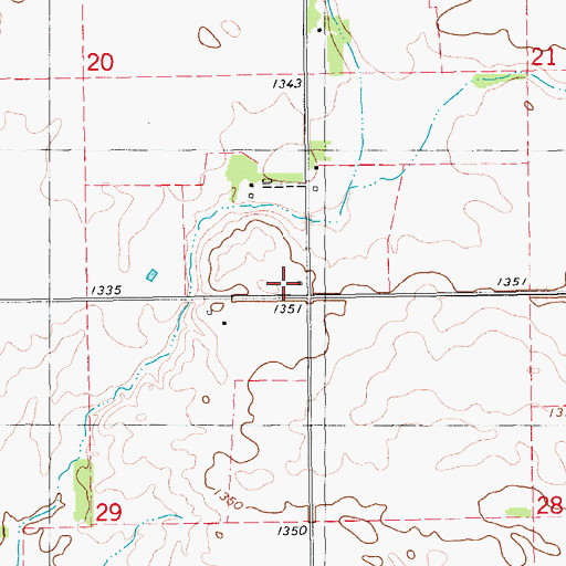 Topographic Map of School Number 59 (historical), SD