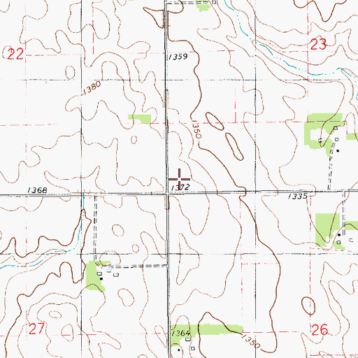 Topographic Map of School Number 60 (historical), SD