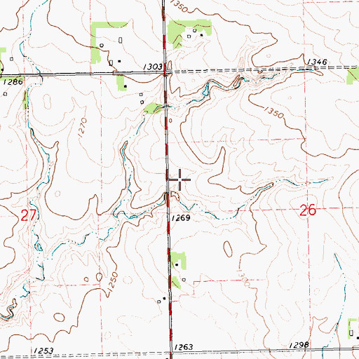 Topographic Map of Methodist Episcopal Church (historical), SD