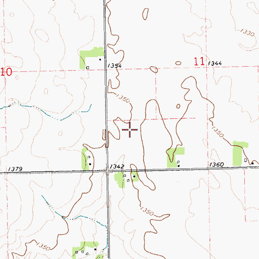 Topographic Map of Bethel School (historical), SD