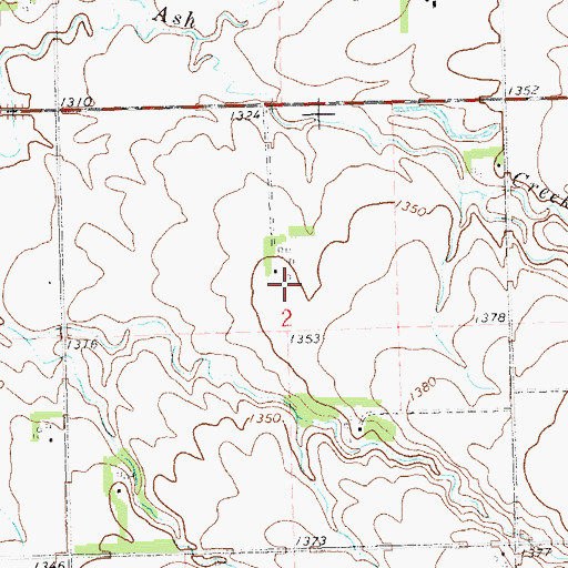 Topographic Map of Glenwood (historical), SD