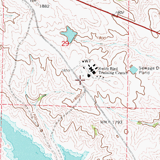 Topographic Map of Agency Church, SD