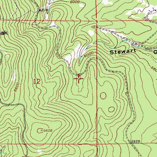 Topographic Map of Terry Station, SD