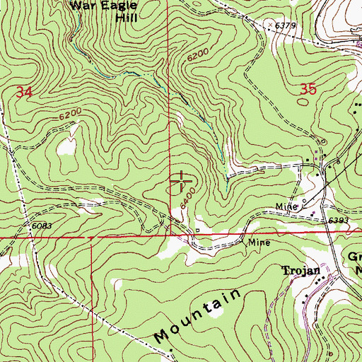 Topographic Map of Portland Junction (historical), SD