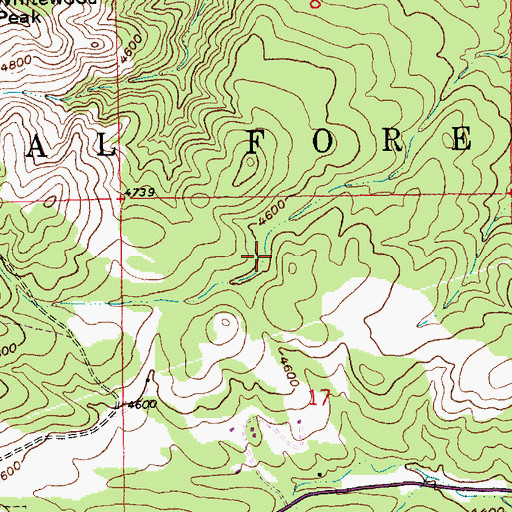 Topographic Map of Mountain Meadows I (historical), SD