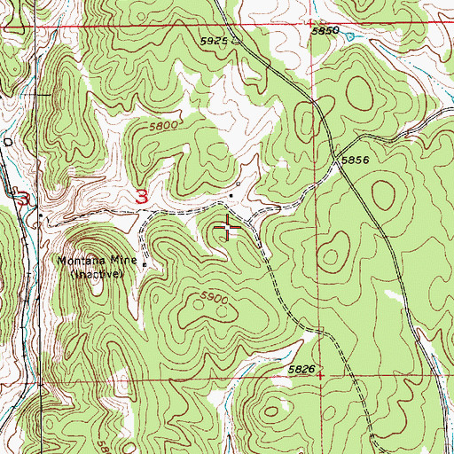 Topographic Map of Gregory (historical), SD