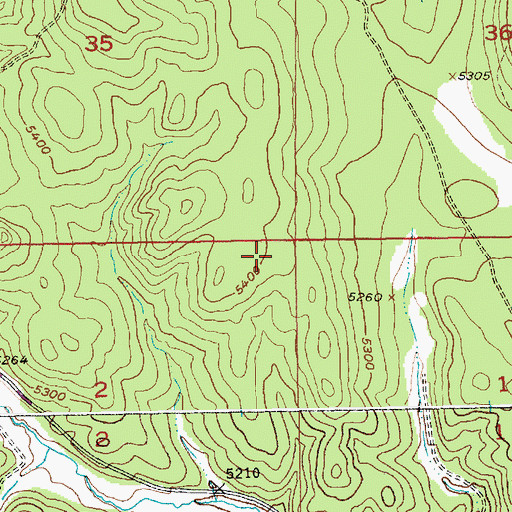 Topographic Map of Germania (historical), SD