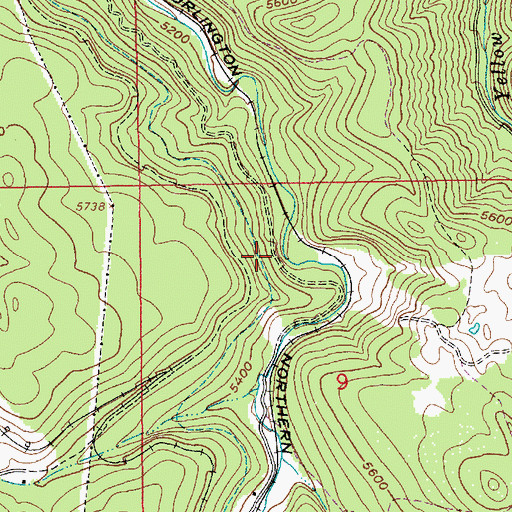 Topographic Map of Flatiron I (historical), SD