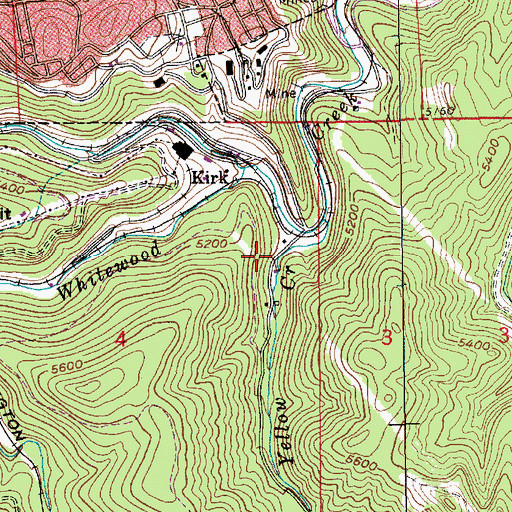 Topographic Map of Cartesville (historical), SD