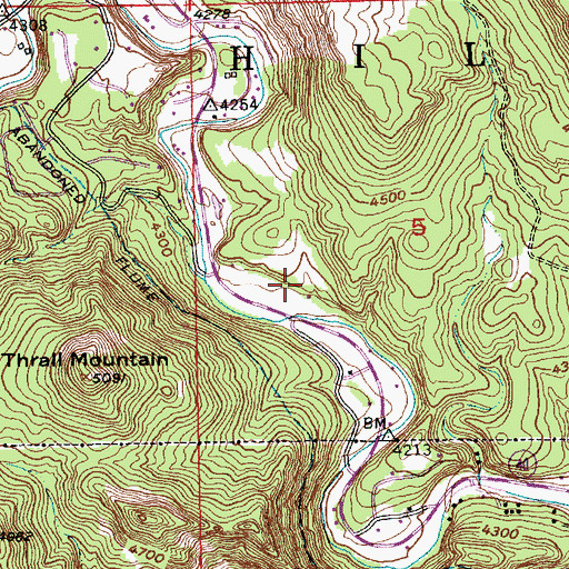 Topographic Map of Power House (historical), SD