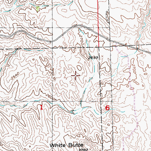 Topographic Map of Camp Judson (historical), SD