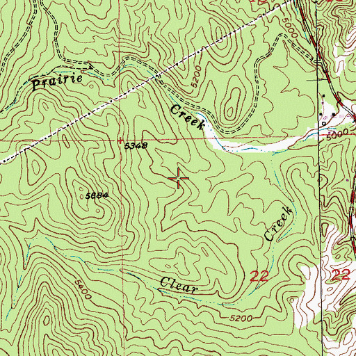 Topographic Map of Golden Slipper Mine (historical), SD