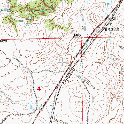 Topographic Map of Summit (historical), SD
