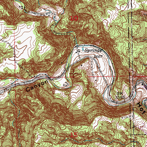 Topographic Map of Vincent (historical), SD