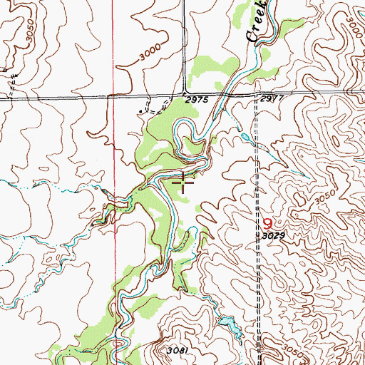 Topographic Map of Big Bottom (historical), SD