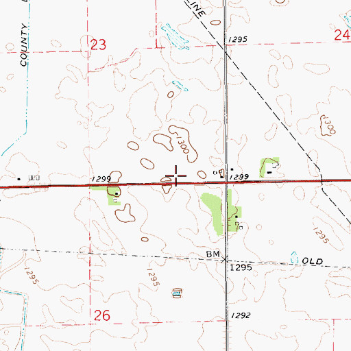 Topographic Map of Murtha School (historical), SD