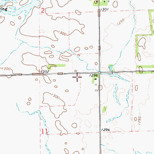 Topographic Map of Star School (historical), SD