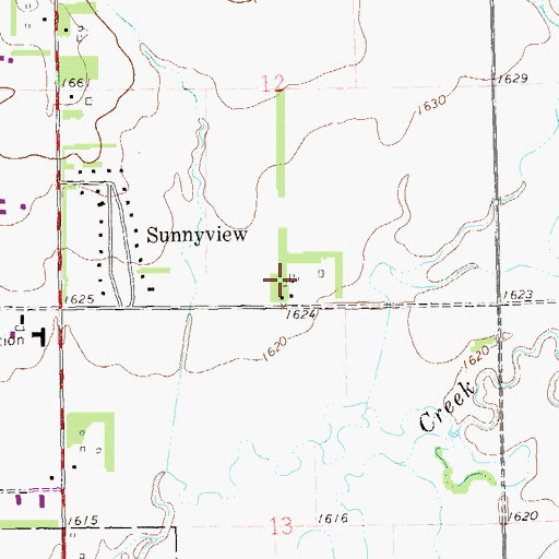 Topographic Map of Sundahl Trailer Court, SD