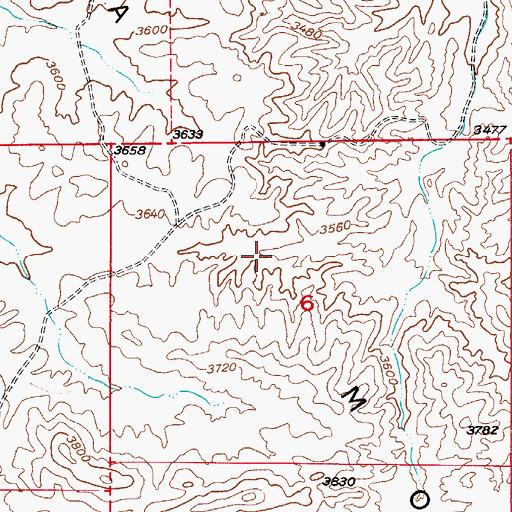 Topographic Map of Tortilla Mountains, AZ