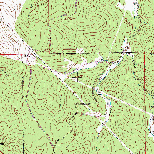 Topographic Map of S R Smith Mine, SD