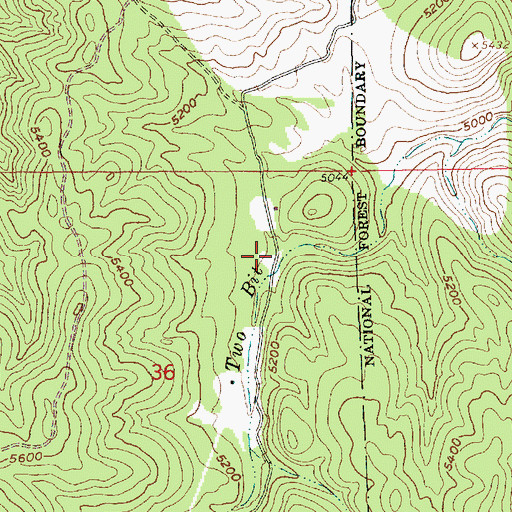 Topographic Map of Hardin Properties Mine, SD