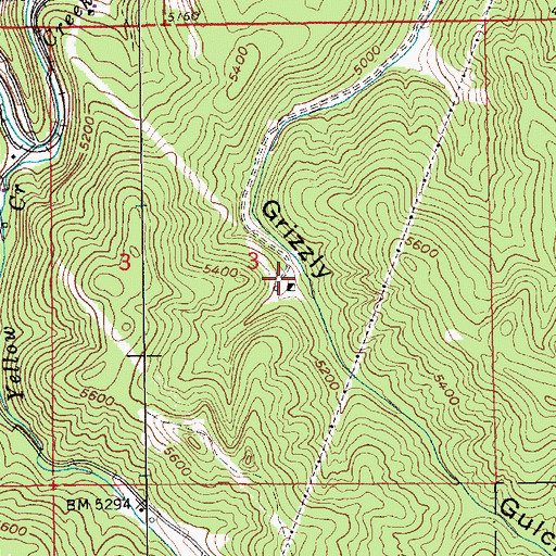 Topographic Map of Oro Hondo Mine, SD